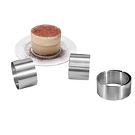 acuan karipap acuan jelly ball 4CM Height 304 Stainless Steel Non-porous Round Tower Ring Seamless M