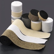 2cm/3cm/4cm/5cm Wide Soft Gold and Silver Glitter Elastic Bands by 2-Yard, 5Yards