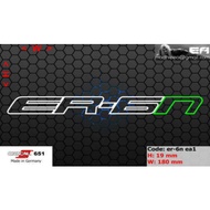 Promo ea cutting sticker / decal Code: kawasaki er-6n ea1 sponsor logo Cheapest