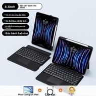 NACCITY | Bao Ốp Bàn Phím Thông Minh Dành cho iPad Air 5 & iPad Mini 7 với Điều Khiển Bluetooth Tách