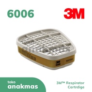 3M 6003 Multi Gas Filter Vapor Cartridge Original / 1 Pack contains 2 Pcs