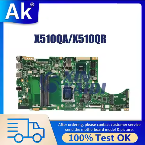 For ASUS VivoBook A510QA F510QA F510QR A510QR V580Q Mainboard X510Q A510QA F510QA F510QR Laptop Moth