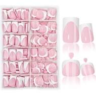 312-Piece French White Press on Nails, Full Set for Fingers and Toes, Ready-to-Wear Fake Nails