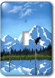 3dRose lsp_27401_1 Mount McKinley Alaska Toggle Switch Multi-Color