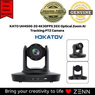 KATO UH4500-20 4K30FPS 20X Optical Zoom AI Tracking PTZ Camera with Microphone for Video Conference 