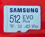 Samsung 三星 EVO Plus (2021) U3 A2 V30 UHS-I microSDXC 記憶卡 512GB [R:130] (MB-MC512KA)
