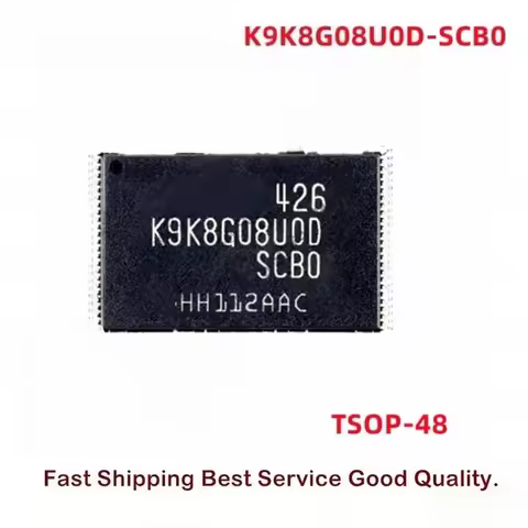 5pcs/lotto Originale K9K8G08U0D-SCB0/K9K8G08UOD-SCBO pacchetto TSOP-48 chip di memoria flash