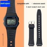 18mm Resin Watch Strap Replacement For Square Watch F84 F91 F91W F94 F105