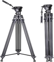 Professional Video Tripod Kit-INNOREL VT80 Aluminum Camera Tripod with F80 Fluid Video Head and 75mm