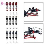 [Menolana] 4x Shock Absorbers, , DIY Shock Absorption Improvement, Spare Part for RC Vehicles, Alumi