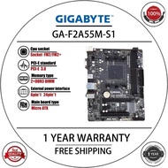 ใช้ต้นฉบับ GA-F2A55M-S1เดสก์ท็อปซ็อกเก็ตเมนบอร์ด FM2/FM2 + DDR3 16GB เมนบอร์ด A55 MATX