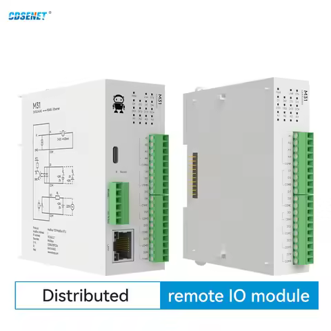8AO Switching Analog Remote IO Module RS485 Ethernet 0-20mA/4-20mA CDSENET M31-XXXA0008G Modbus Easy
