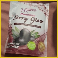 ◱ ◈ ➕◬ GLOWMING SHAPE PERIUM BERRY GLOW acai berry juice drink with glutathione and collagen 10 sac