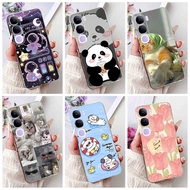 Vivo Y200 (5G) Silicone Soft Case Vivo Y200 5G Cute Panda Cartoon Phone Casing