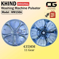 (Original) WM150A Khind Washing Machine Pulsator / Mesin Basuh Pulsator Khind (15KG)
