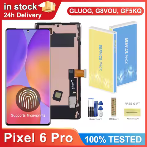 6.7'' AMOLED For Google Pixel 6 Pro GLUOG, G8VOU LCD Lcd Display Digital Assembly Touch For Google P