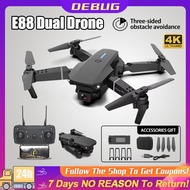 E88 Drone With 4k Camera HD Camera Mini Drone WiFi Foldable RC Drone Automatic Obstacle