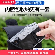 JJC Suitable for Fuji X100VI Camera Bag FUJIFILM X100 Liner Bag X100V X100F X100S X100T Micro Single