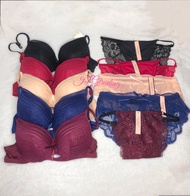 COD Ladies Sexy Push Up Lace Bra Panties Set (BRA PANTY TERNO) #6037