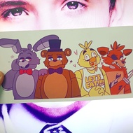 【A5 Art Print】FNAF Five Nights At Freddy's Fazgang Freddy Bonnie Chica Foxy Illustration