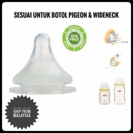 Baby Puting Botol Susu Bersesuaian Untuk Botol Susu Pigeon dan Wideneck