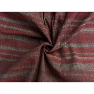 Silk Fabric With Rain Pattern Thick Rough Texture Red Alternating Gray Code MC-76-P4432-2