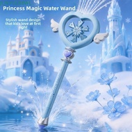 JUNYUE88WL Water Wand, 7-Hole Love Shaped Princess Water Spray Toy, Cute Fairy Wands Splashing Spray