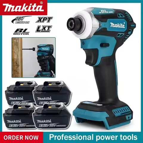 Makita DTD171 Power Tool Impact Driver Cordless Brushless Electric Screwdriver Rechargable Drill Dri