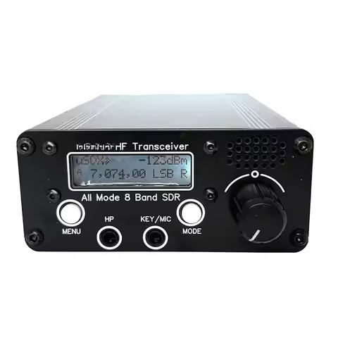 Best Seller First3-5W USDX+ SDR Transceiver All Mode 8 Band HF Ham Radio QRP CW Transceiver 80M/60M/