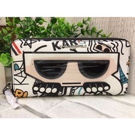 🇺🇸老佛爺  KARL LAGERFELD  🌈20*2*10 💞💞新版貓咪造型皮革拉鍊長夾_