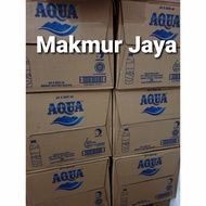 Diskon! Aqua Air Mineral Botol 600Ml 600 Ml 1 Dus (Ojol Only)
