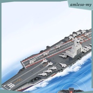 [AmlesoMY] RC Aircraft Carrier Model Toy Electric Water Toy Fast Speed Birthday Gift Ship Model Carr