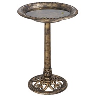 Bebedouro para pássaros SEGAWE, pedestal de 28" de altura, decoração de jardim antiga, arte vintage 