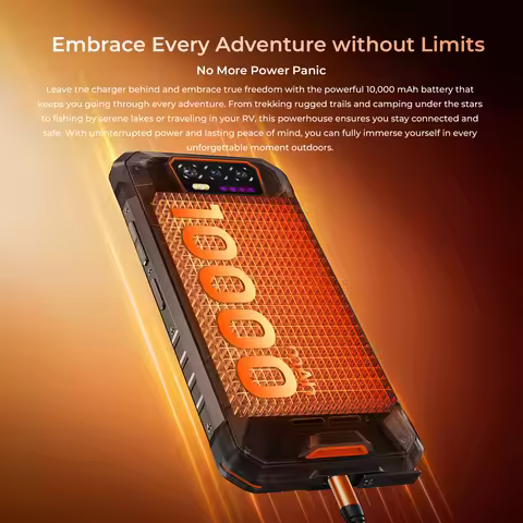 OUKITEL WP58 PRO 5G Rugged Smartphone 24GB(8+16) RAM + 512 ROM, Android 15 NFC 64MP Cellphone with C