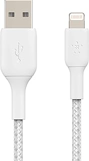 Belkin Braided Lightning Cable (Boost Charge Lightning USB Cable for iPhone, iPad, AirPods) MFi Cert