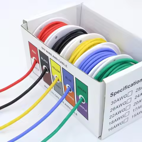 18/20AWG Stranded Wire Soft Tinned Copper Electrical wire ,5 Colors Hook Up Wire UL 1007 Gauge PVC C