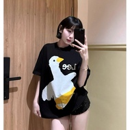 Super Cute LEE DUCK T-shirt, 100% Cotton Fabric, 2-Way DL 280gsm, Thick, No Ruffles, High Quality Ty
