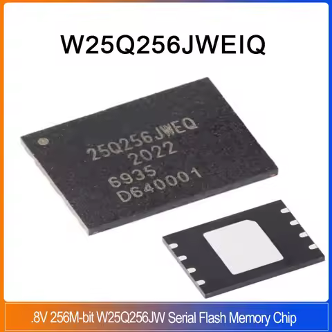 1-20PCS W25Q256JWEIQ WSON-8-EP W25Q256JW 25Q256 JWEIQ 1.8V 256M-bit W25Q256JWEQ Serial Original Flas