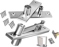 Hidden Door Pivot Hinges - 360 Degree Rotation - Holds up to 100kg/220lbs - Premium Stainless Steel 