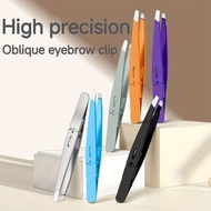 Slant Tip Tweezers Face Shaver Nose Hair Trimmer Razor Brow Pluck False Lash Eyelid Tape Makeup