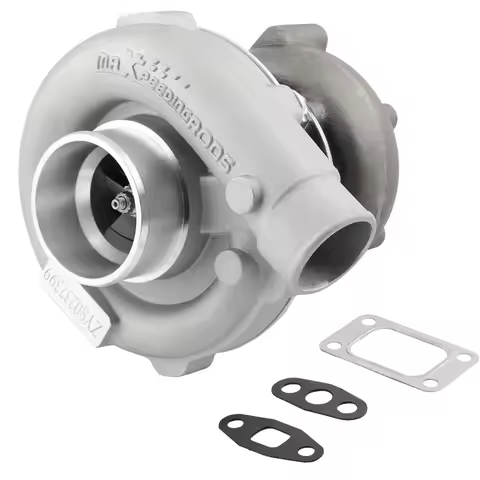 T3 T4 T04E T3/T4 Turbo Charger Turbocharger 0.63A/R 400+HP Boost T3T4 5-Bolt Flange