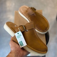 CLARKS SANDAL DESERT TREK  [READY STOCK] Genuine YELLOW SUEDE Leather  S1010001 SELIPAR KULIT LELAKI