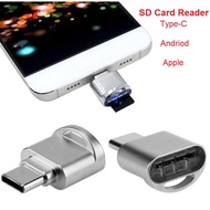 USB Card Reader Keychain USB OTG Type C  Micro SD Lightning Adapter Laptop Phone Cardreader USB Memory SD Card