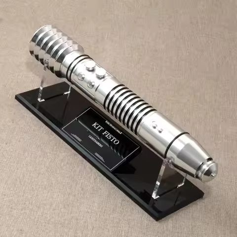 KIT FISTO Lightsabers collection display stand saber nameplate acrylic material 89sabers ELFsaber LG
