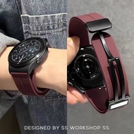 适用华为gt3/gt4硅胶手表带智能手表watch系列磁吸扣华为gt2表带for huawei gt3/gt4 silicone watch aavky033.my20250925