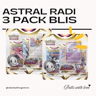 LIVE RIP OR SHIP] POKEMON TCG ASTRAL RADIANCE 3 PACK BLISTER