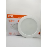 FSL LED Ceiling Downlight Light 6'' 18W Round Daylight 6500K Warm White 3000K Cool White 4000K
