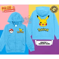 Pikachu pokemon go Kids zipper Hoodie