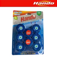 Vỉ 6 viên tẩy xanh vệ sinh làm thơm diệt khuẩn bồn cầu toilet Hando HD03