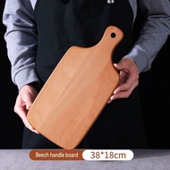 【SOLID WOOD】Chopping Board Wood Serving Tray Wood Cutting Board Wooden Cheese Cutting Board Bread Bo